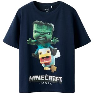 Name It T-shirt - Minecraft NKMNIF - Navy Blazer - Name It