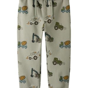 Name It Traktor Bukser - nmmBASIL Sweat - Dried Sage - Name It