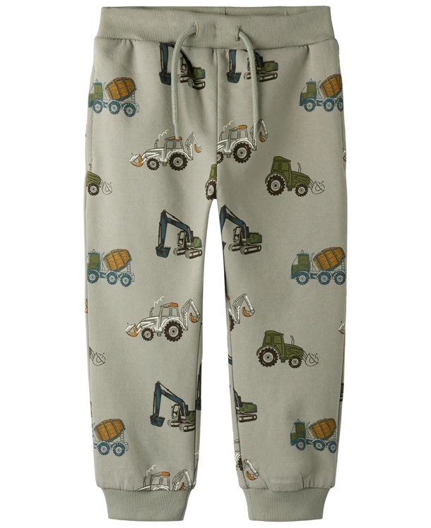 Name It Traktor Bukser - nmmBASIL Sweat - Dried Sage - Name It