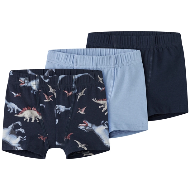 Name It Underbukser - 3-pak Boxershorts - Dino Navy Blazer - Name It