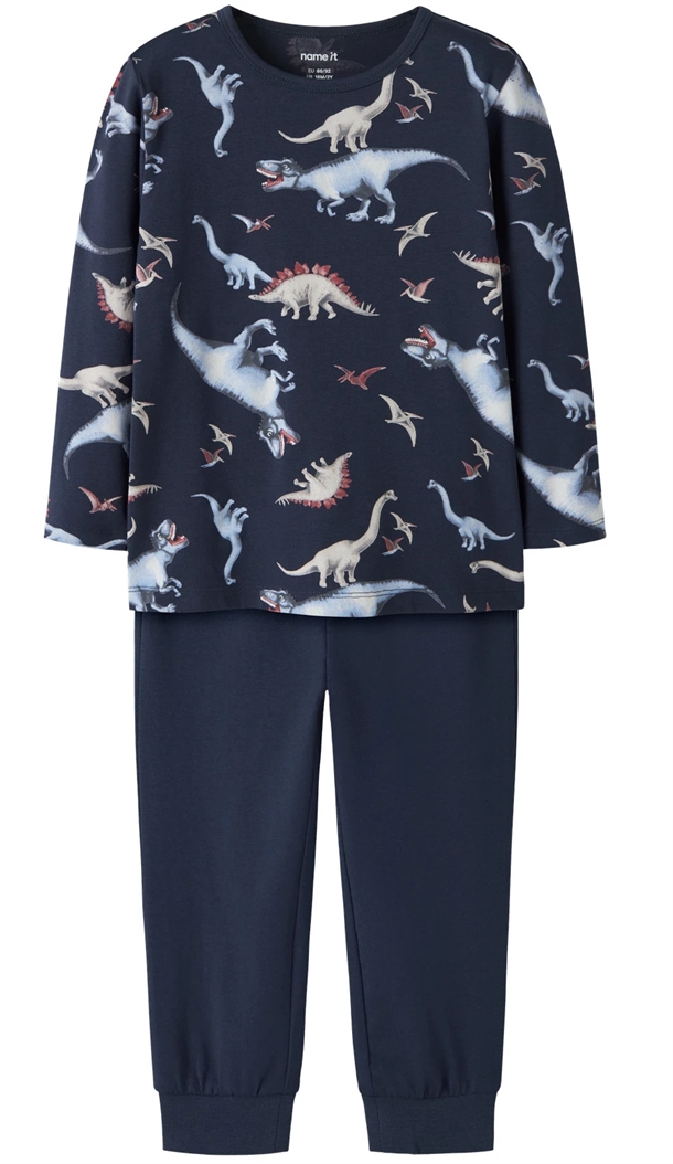 Name It nattøj - NMMNIGHTSET - Dino Navy Blazer - Name It