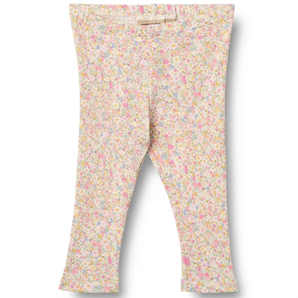 Wheat Leggings - Jules - Blush Flower Meadow - Wheat
