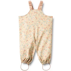 Wheat Regnbukser med seler - Charlo - Flowers and Seashells - Wheat