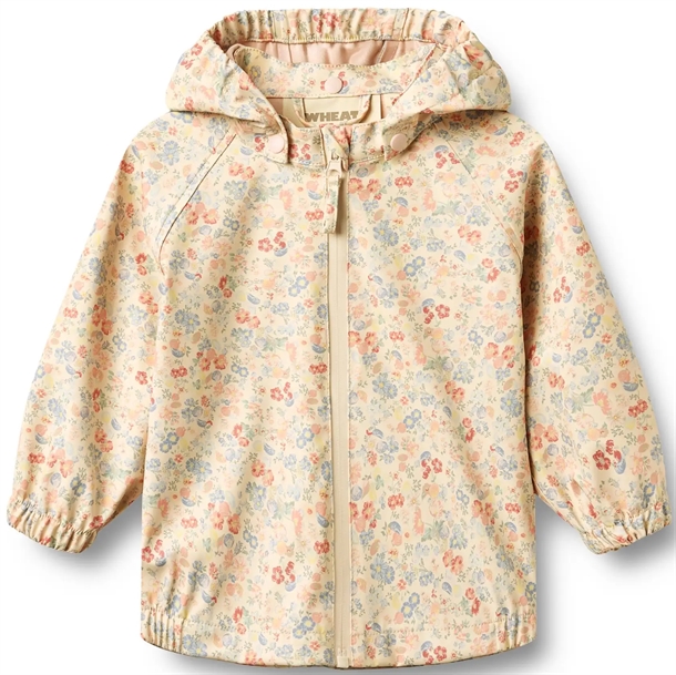 Wheat Regnjakke - Chardy - Flowers and Seashells - Wheat