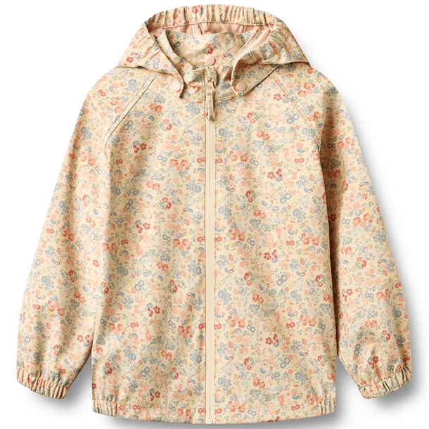 Wheat Regnjakke - Chardy - Flowers and Seashells - Wheat