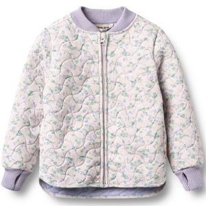 Wheat Termojakke - Loui - Purple Light Petunias - Wheat